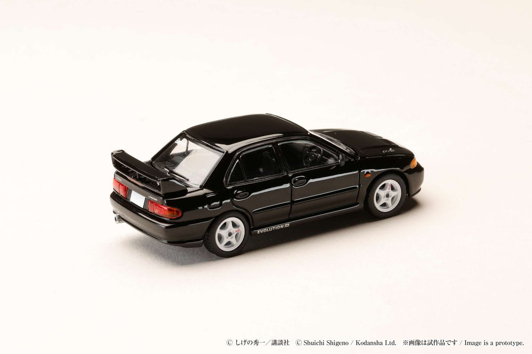 Hobby Japan 1/64 Mitsubishi Lancer RS Evolution III Initial D Kyoichi Sudo vs RT