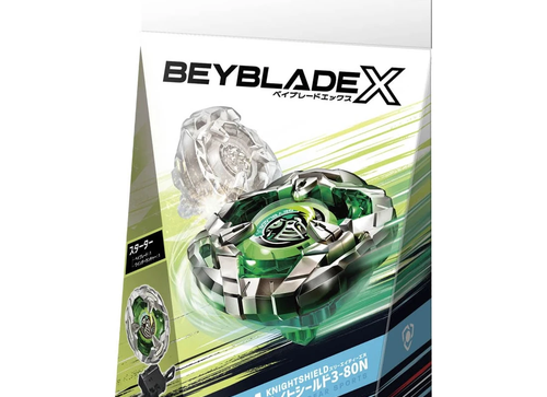 Load image into Gallery viewer, Takara Tomy Beyblade X Starter BX-04 Knight Shield 3-80N
