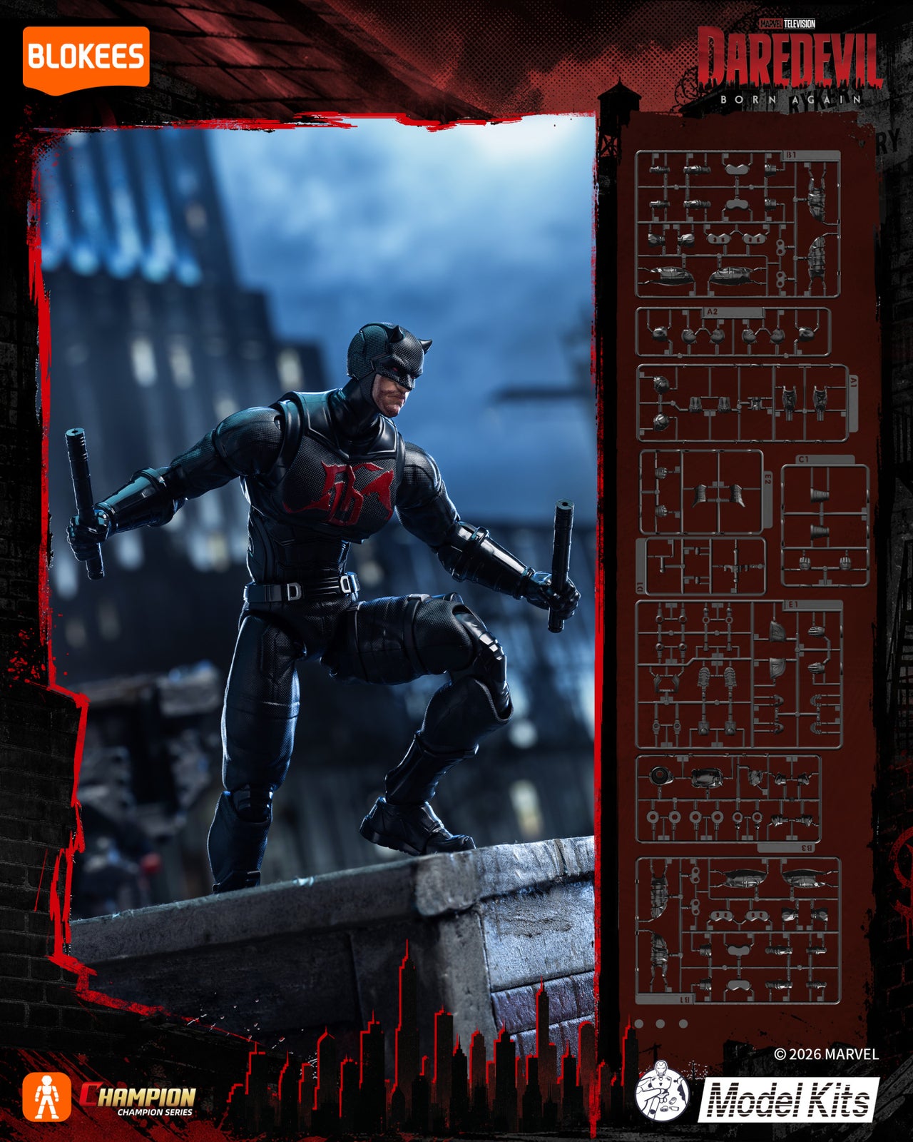 Blokees Marvel Heroes Champion Class 14 Daredevil Born Again Season 2