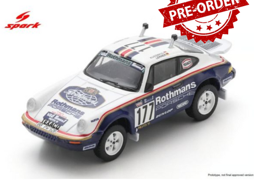 Load image into Gallery viewer, (Pre-order) Spark Porsche 953 No.177 Paris-Dakar Rally 1984 R. Kussmaul
