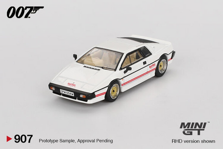 MINI GT 1/64 Lotus Esprit Turbo White 007 "For Your Eyes Only" Car