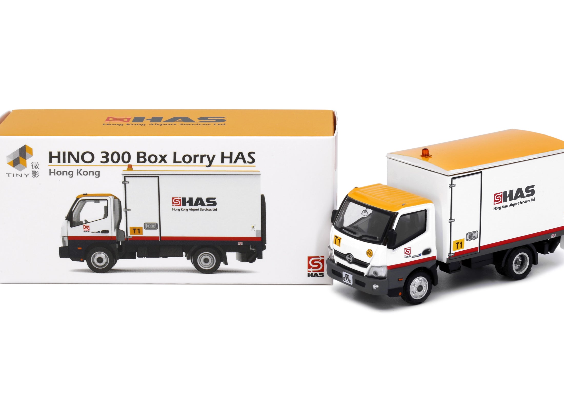 Tiny City 168 Die-cast Model Car - HINO 300 HAS Box Lorry
