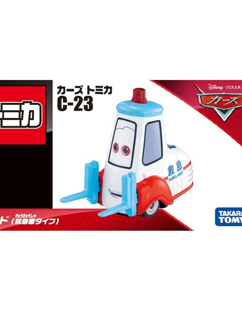 Load image into Gallery viewer, Tomica Takara Tomy Disney PIXAR CARS C-23 Guido (Ambulance Type) Diecast Toy Car
