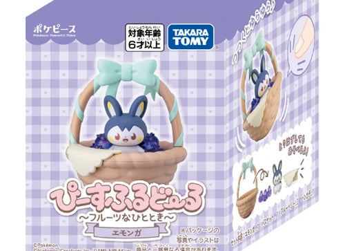 Load image into Gallery viewer, Takara Tomy Pokemon PokePeace Friend Doll -Fruit Time-  Emolga
