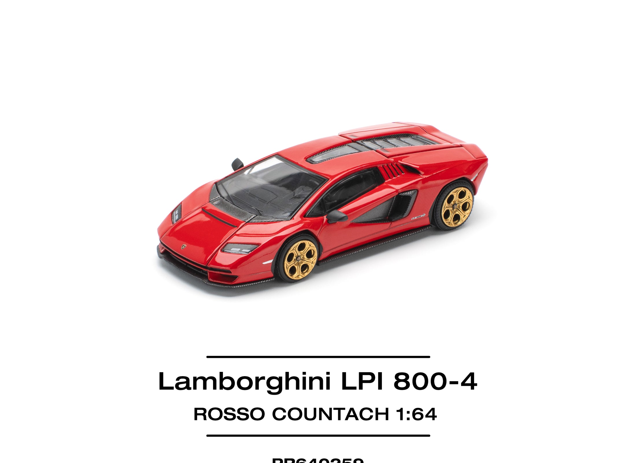 POPRACE 1/64 LAMBORGHINI COUNTACH LPI-800 - ROSSO PR640259