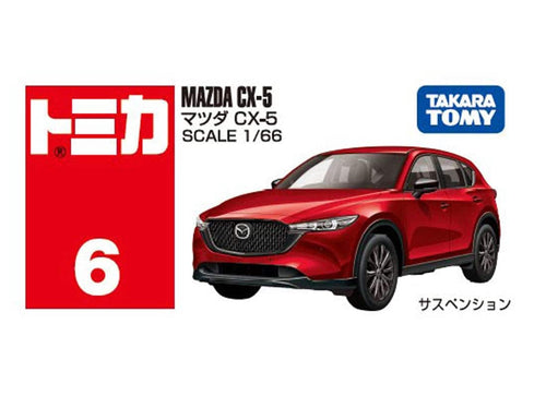 Load image into Gallery viewer, Takara Tomy Tomica 1/66 No. 6 Mazda CX-5 (Red) Diecast Model Car
