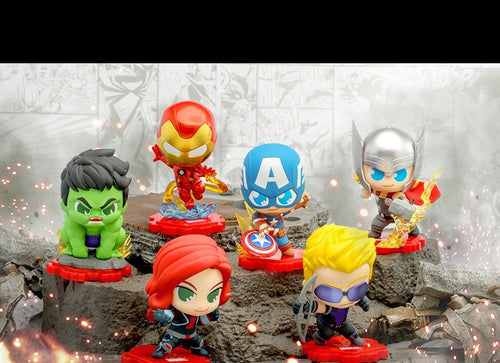 Load image into Gallery viewer, Hot Toys Cosbi Bobble-Head Collection Marvel Studios: Avengers  8 Figures Set
