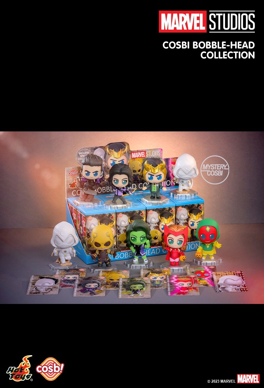 Hot Toys Marvel Studio Disney+ Cosbi Bobble-Head Collection (Series 2) SET of 8
