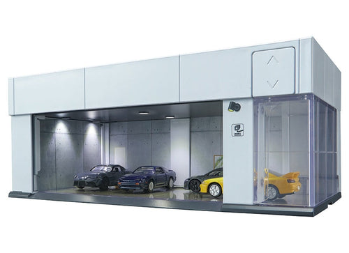 Load image into Gallery viewer, Takara Tomy Tomica Premium GARAGE Silver White Standard Edition (**NO CAR)

