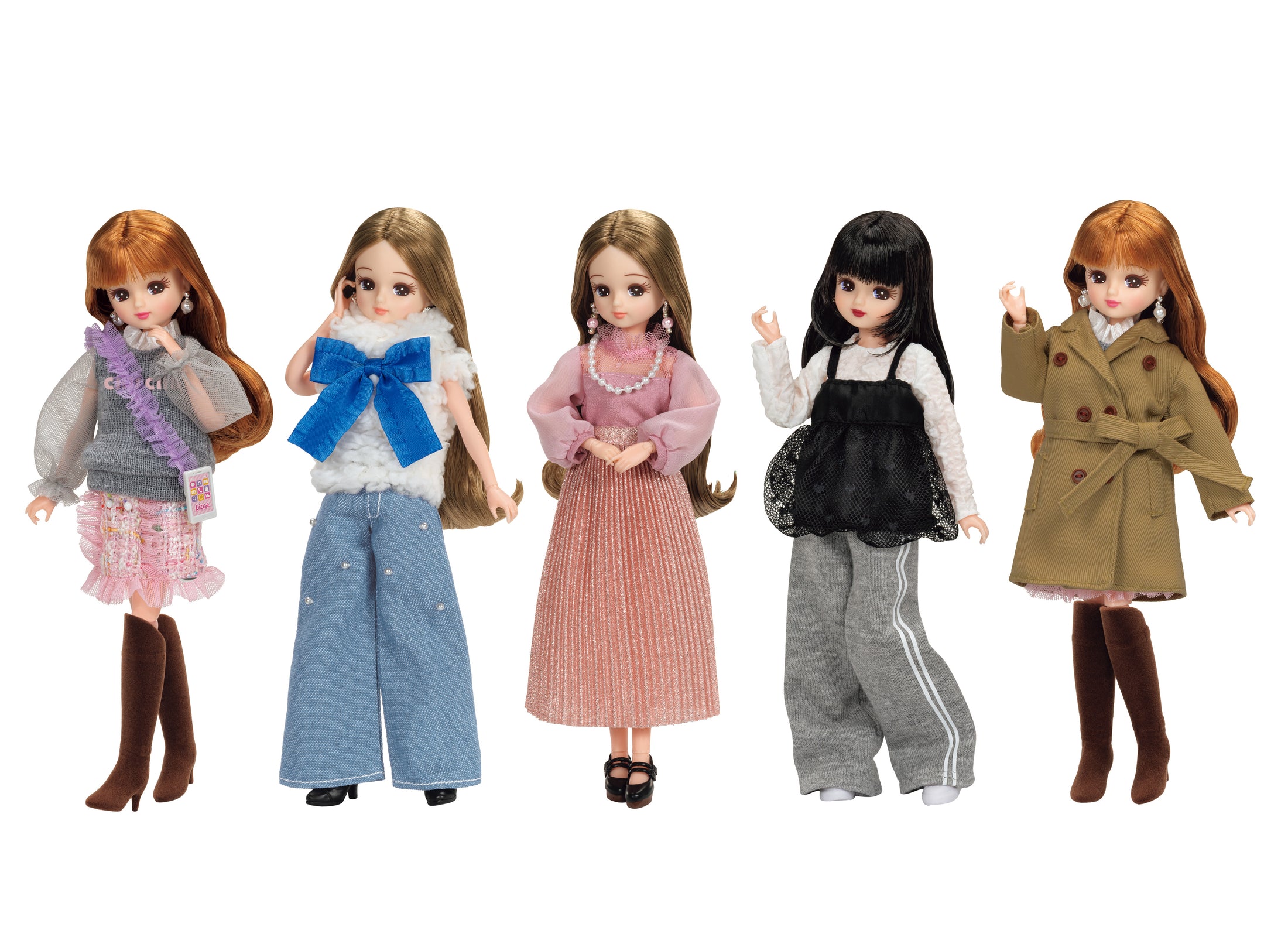 Takara Tomy Licca Dress Real Close Select Vol.1 (Full set of 9) (NO DOLL)
