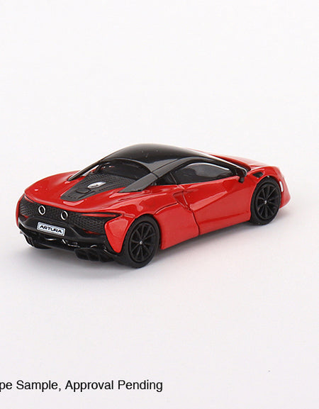 Mini GT 1:64 #532  McLaren Artura Vermillion Red RHD Model Car