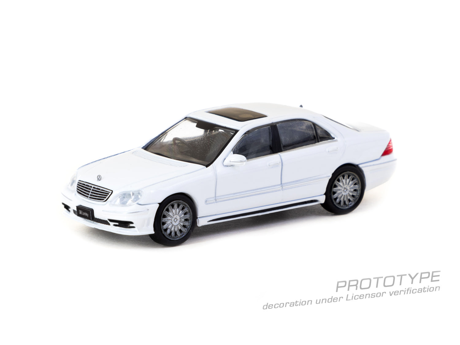 Tarmac Works 1/64 Mercedes-Benz S-Class Wald Alabaster White Car