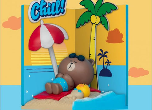 Load image into Gallery viewer, Beast Kingdom Diorama Stage-106 - Line Friends - Beach
