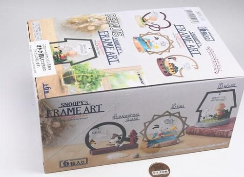 Load image into Gallery viewer, Re-ment SNOOPY Frame Art Collection 6pcs Complete Box Full set of 6
