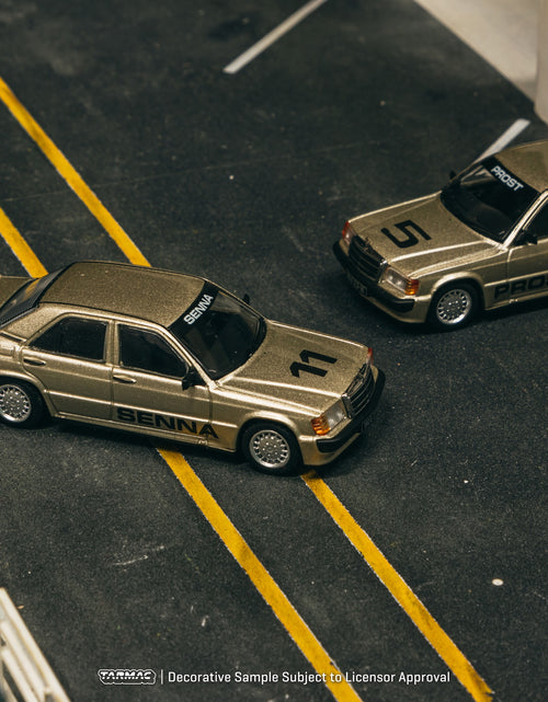 Load image into Gallery viewer, Tarmac Works 1/64 Mercedes-Benz 190 E 2.3-16 Race of Champion 1984
