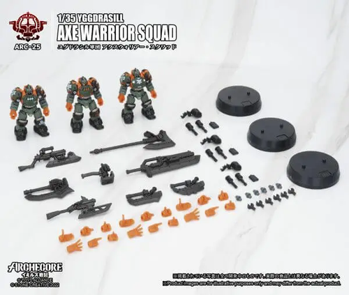 Load image into Gallery viewer, TOYS ALLIANCE ARCHECORE ARC-25 YGGDRASILL AXE WARRIOR SQUAD FIGURE
