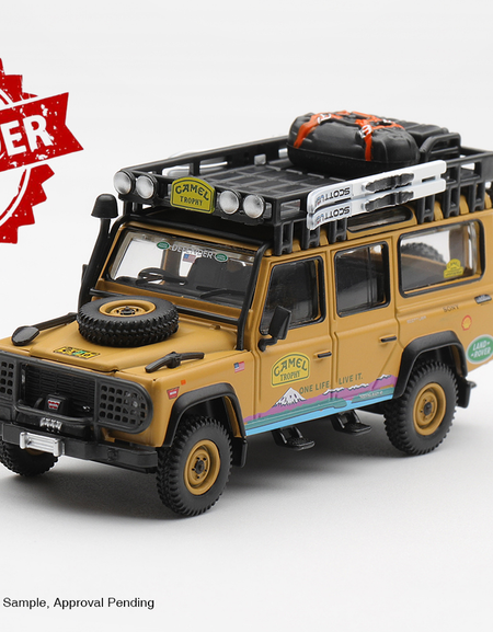 (Pre-order) Mini GT #1309 Land Rover Defender 110 1998 Camel Trophy CT.10 USA
