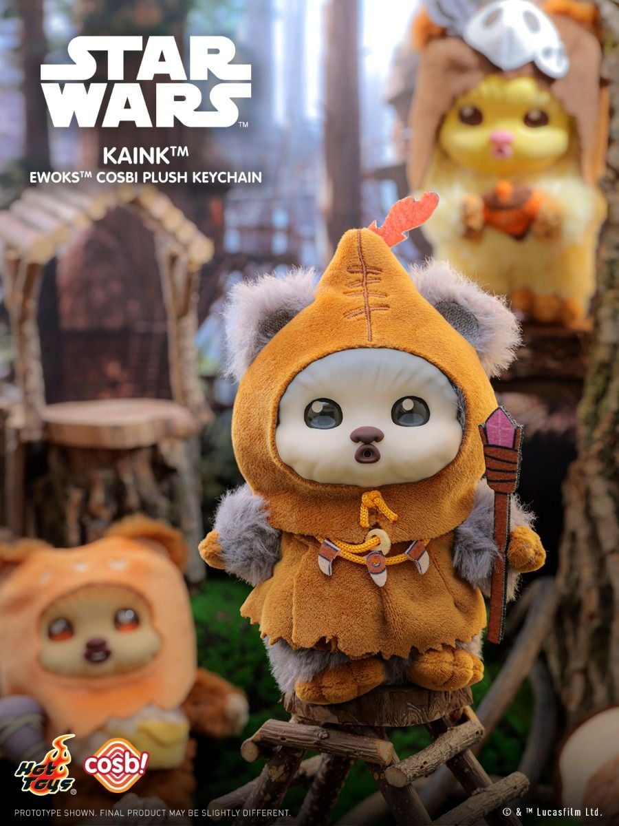 Hot Toys Star Wars Ewok Cosbi Plush Keychain Collection Series 2 (Full set of 8)