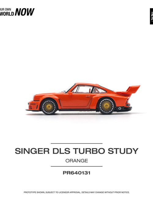 Load image into Gallery viewer, POPRACE 1/64 SINGER DLS TURBO (TRACK) ORANGE *New Tooling Model Car
