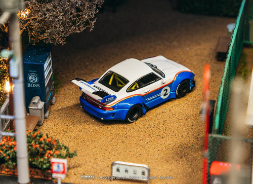 Load image into Gallery viewer, Tarmac Works 1/64 RWB 993 Liberty Walk with Container Display Box
