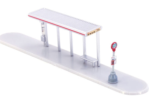 Load image into Gallery viewer, Tiny 1/110 Dioramas Bus Stop Shelter- KMB (Blind Box) (set of 12)
