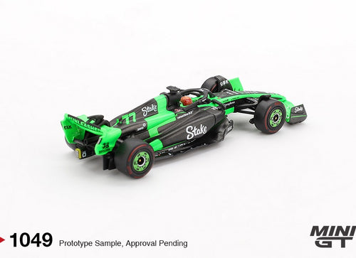 Load image into Gallery viewer, (Pre-order) Mini GT #1049 Kick Sauber C44 #77 Valtteri Bottas 2024 F1 Chinese GP

