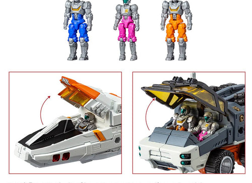 Load image into Gallery viewer, Takara Tomy T-SPARK ZONE Distribution Excl.Diaclone Vehicles Set 8 Space Mission
