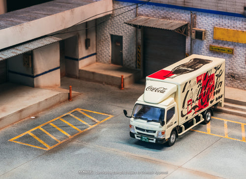 Load image into Gallery viewer, (Pre-order) Tarmac Works 1/64 Mitsubishi Fuso Canter COCA- COLA Model Car
