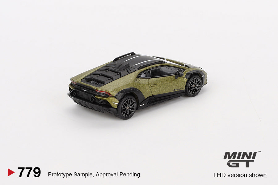 Mini GT #779 1/64 Lamborghini Huracan Sterrato Verde Gea Matt LHD
