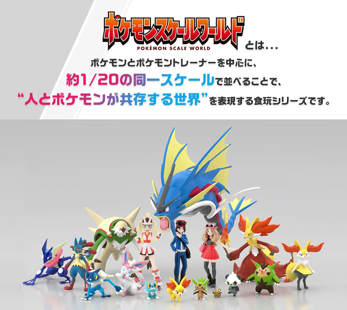 Bandai Pokemon scale world kalos region mega gyarados w/o gum figure