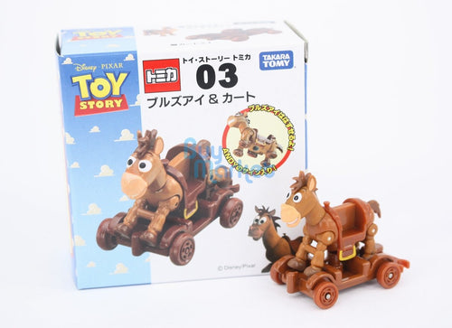 Load image into Gallery viewer, Disney Takara Tomy Tomica Toy Story No.3 Bullseye &amp; Wooden Truck Diecast Toy Car
