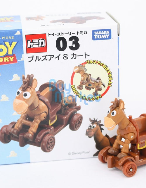 Load image into Gallery viewer, Disney Takara Tomy Tomica Toy Story No.3 Bullseye &amp; Wooden Truck Diecast Toy Car
