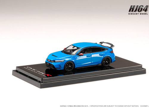 Load image into Gallery viewer, Hobby JAPAN 1/64 1/64 Honda CIVIC TYPE R (FL5) RACING BLACK Package BLUE Model
