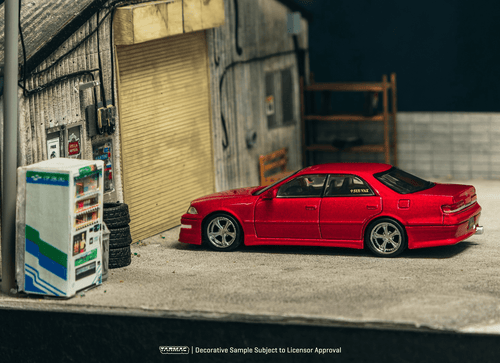 Load image into Gallery viewer, Tarmac Works VERTEX Toyota Mark II JZX100 Red Metallic Model Car

