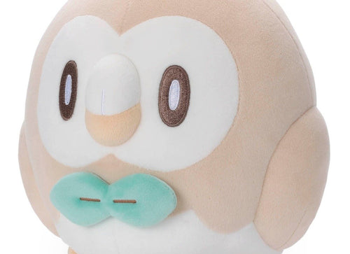Load image into Gallery viewer, Takara Tomy Arts Pokemon PokePiece Mocchi Mocchi Style Plush Toy Rowlet

