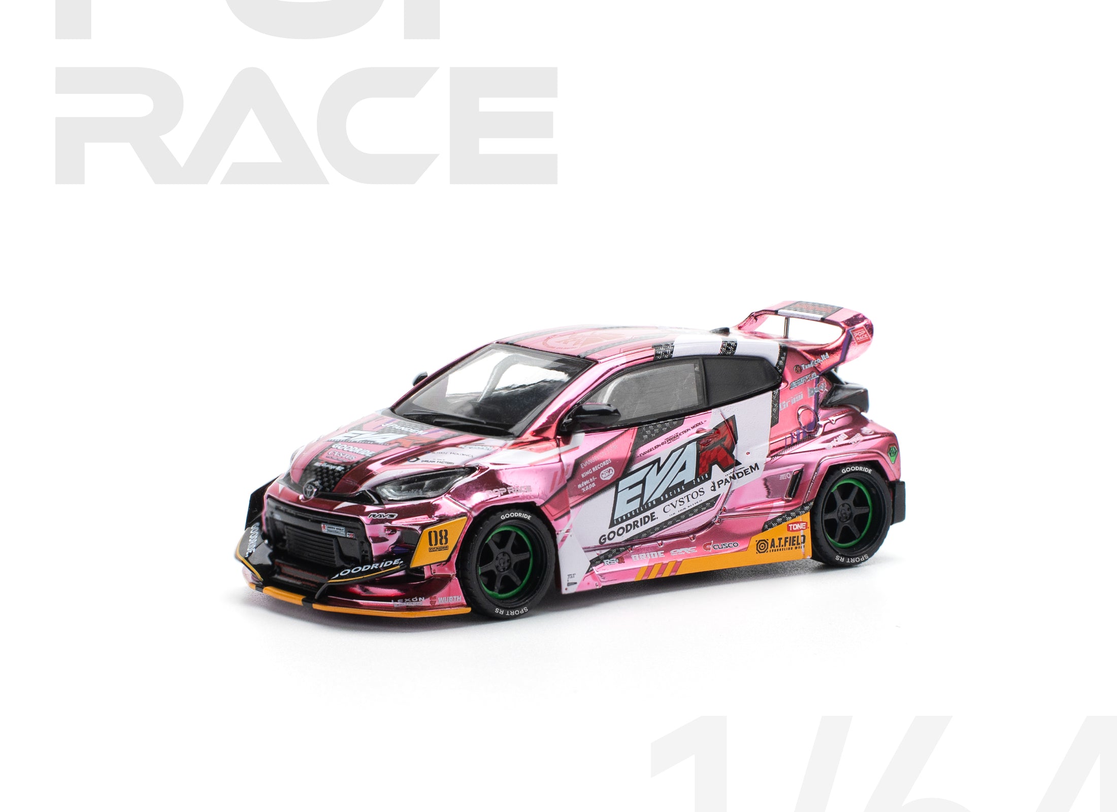 POP RACE 1/64 eva rt production model custom type-08 goodride gr yaris
