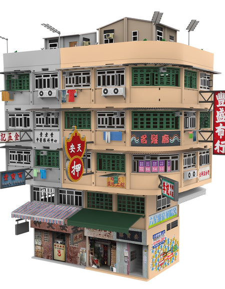 Tiny City Hong Kong HK #Bd11 Hong Kong Old Tenements Street Ver.2 Diorama Model