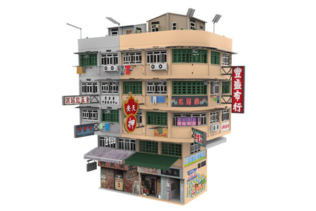 Tiny City Hong Kong HK #Bd11 Hong Kong Old Tenements Street Ver.2 Diorama Model