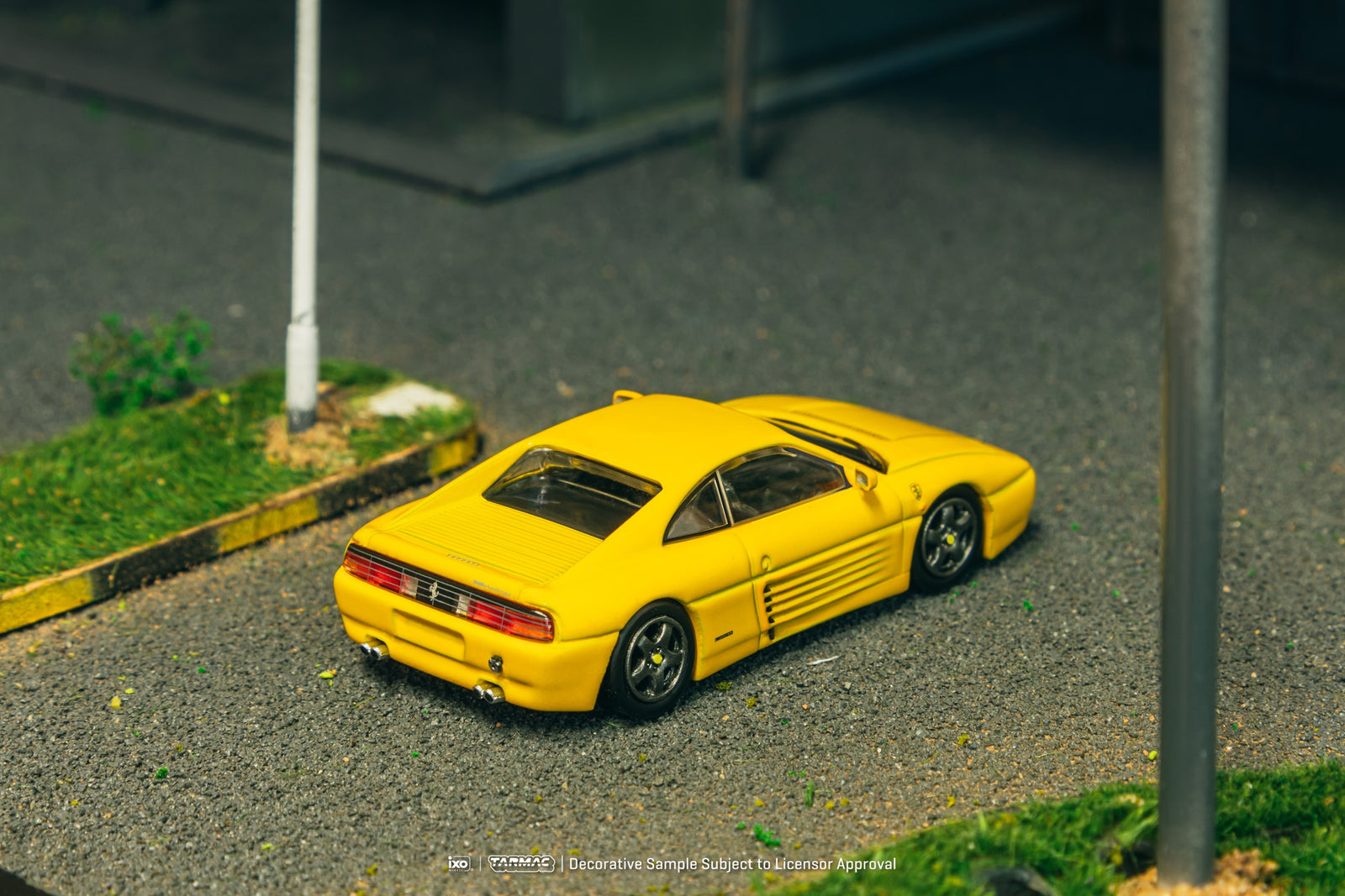 Tarmac Works 1/64 Ferrari 348 Challenge Yellow Diecast Model Car