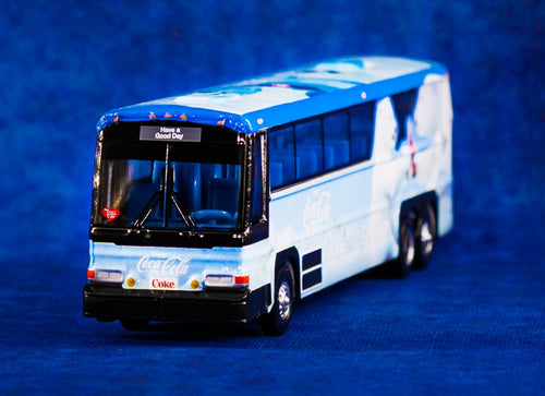Load image into Gallery viewer, Tiny City Die-cast Model Car - 96A3 Single Deck Bus "COCA COLA Polar Bear"
