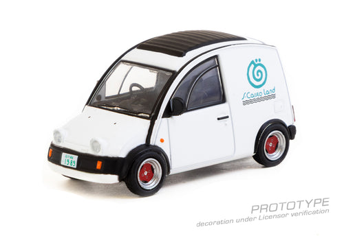 Load image into Gallery viewer, Tarmac Works 1/64 Nissan S-Cargo White Diecast Model Car
