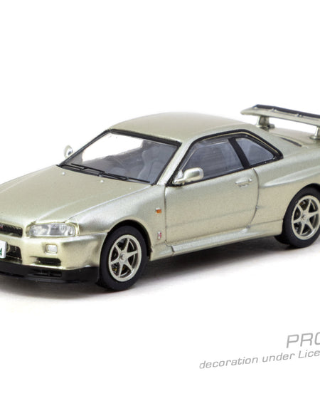(Pre-order) Tarmac Works 1/64 Nissan Skyline GT-R R34 Millennium Jade JC64