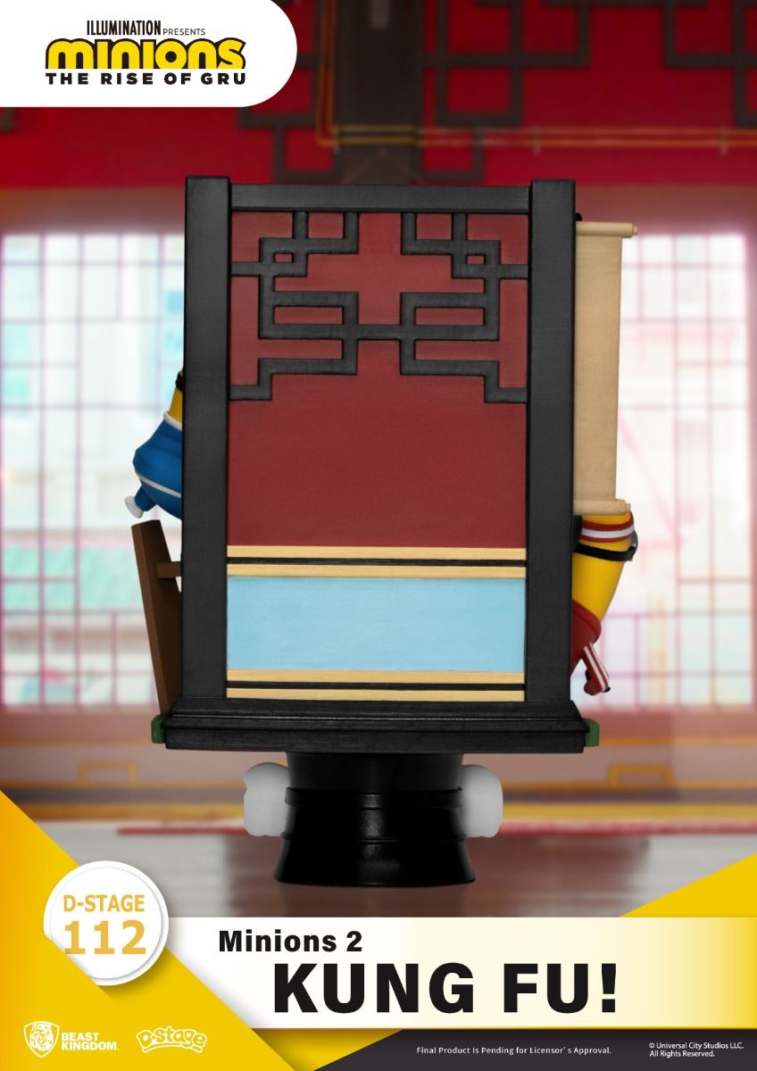 Beast Kingdom Diorama Stage-112 - Minions 2 - Kung Fu!