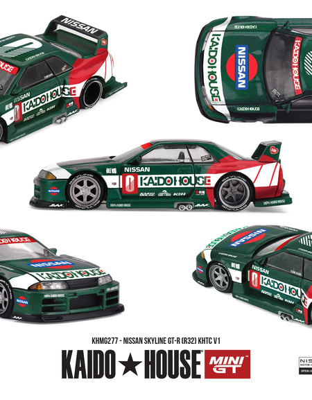(Pre-order) Kaido House X Mini GT #277 Nissan Skyline GT-R (R32) KHTC V1