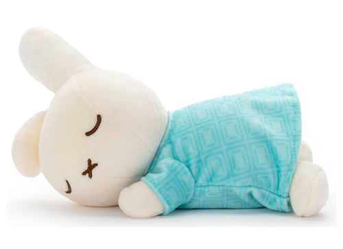 Load image into Gallery viewer, Takara Tomy Arts Miffy Plush Bruna Cacao Bruna Sleeping San Dan Mint Size S
