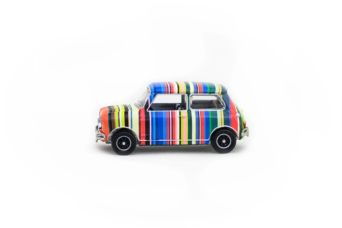 Tiny City Hong Kong 1:50 Diecast Model Car Art Car - Coloured Stripes