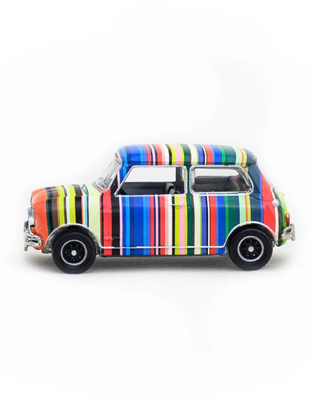 Tiny City Hong Kong 1:50 Diecast Model Car Art Car - Coloured Stripes