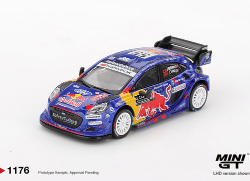 Load image into Gallery viewer, (Pre-order) MINI GT #1176 Ford Puma Rally1 #55 M-Sport Ford WRT 2025 Monte-Carlo
