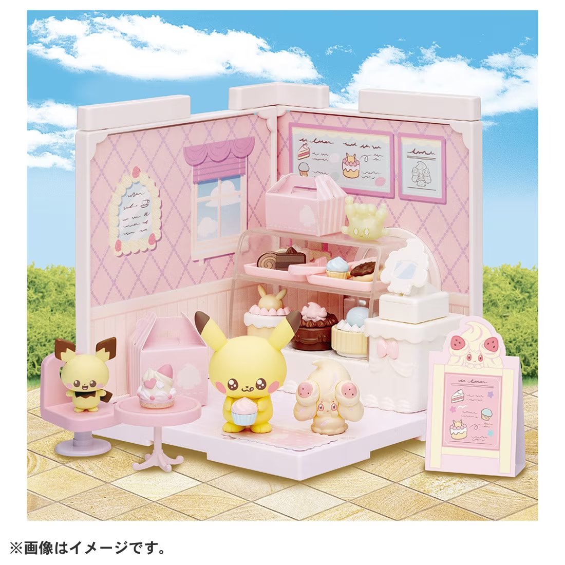 Takara Tomy Pokemon PokePeace Sweets Shop Pikachu Set