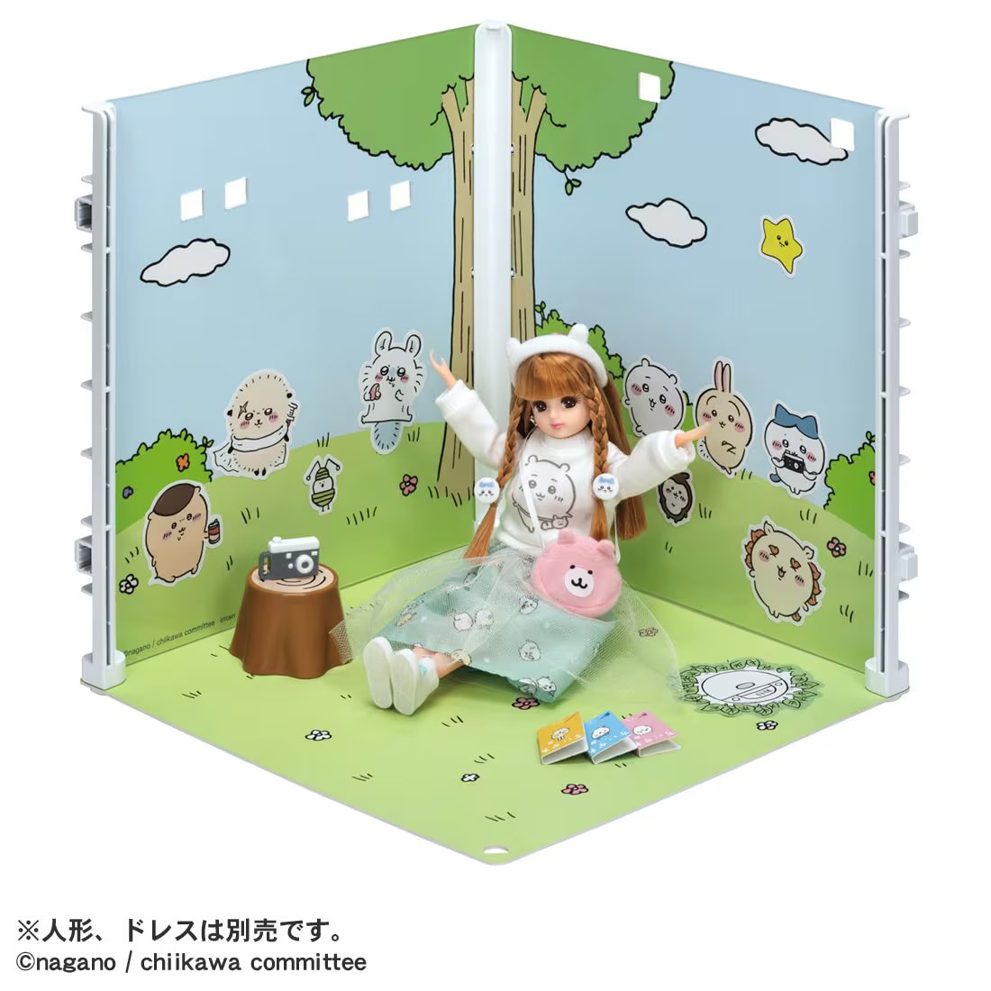 Takara Tomy Licca Chan Licca House A Lot of Chiikawa 2way Room Playset (NO DOLL)